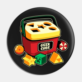 Geek Cube Pin