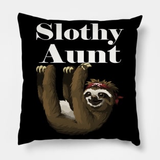 Slothy Aunt Funny Pet Animal Pet Pillow