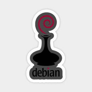 Debian Genie Lamp Magnet