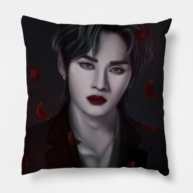 Lee Know “Taste” Pillow by noirglare