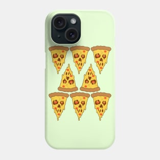 scary pizza pattern Phone Case