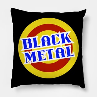 Black Metal Pillow