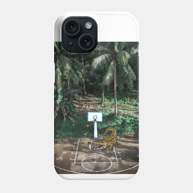 Basketball Jungle Phone Case by Herrsi_Art