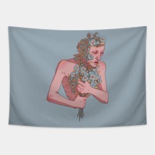 Baby blue Tapestry