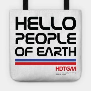 HDTGM - Hello People of Earth Nasa Tote