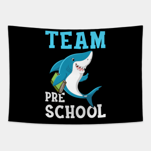 Preschool Teacher Student Shirts Shark Back To School Gift Tapestry