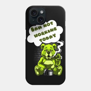 Iam not working today . Lazy worker . International labor day Phone Case