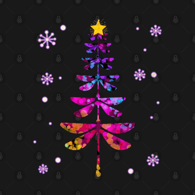 dragonfly christmas tree by Ghani Store