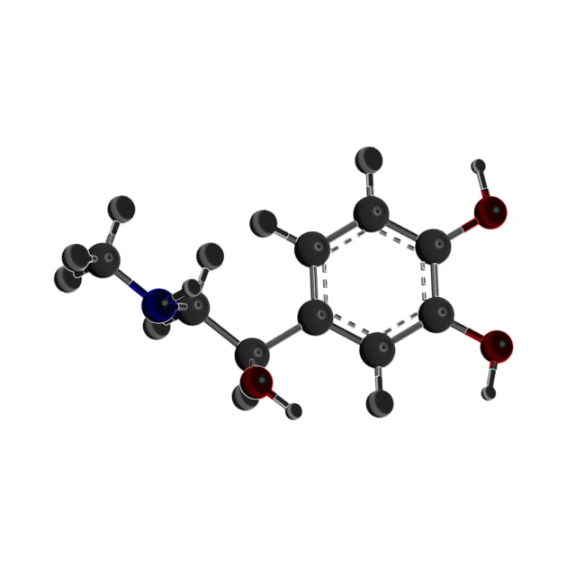 Adrenaline Molecule by ChemECool