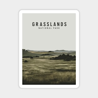 Grasslands National Park Beautiful Landscape Magnet