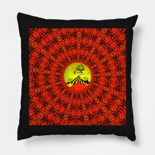 Fat Lady Sings Kaleidoscope Pillow