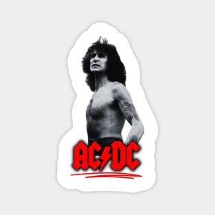 Vocalist Rock Band ACDC Magnet