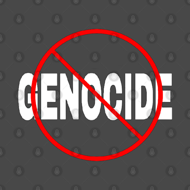 🚫 GENOCIDE - Sticker - Double-sided by SubversiveWare