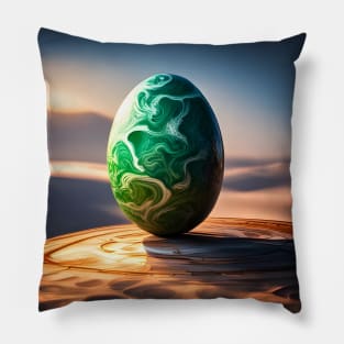 Precious Egg in Sunrise Pillow