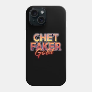 Gold Chet Faker Phone Case