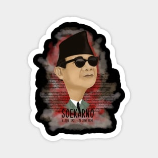 Soekarno ( The First President Indonesian) Magnet