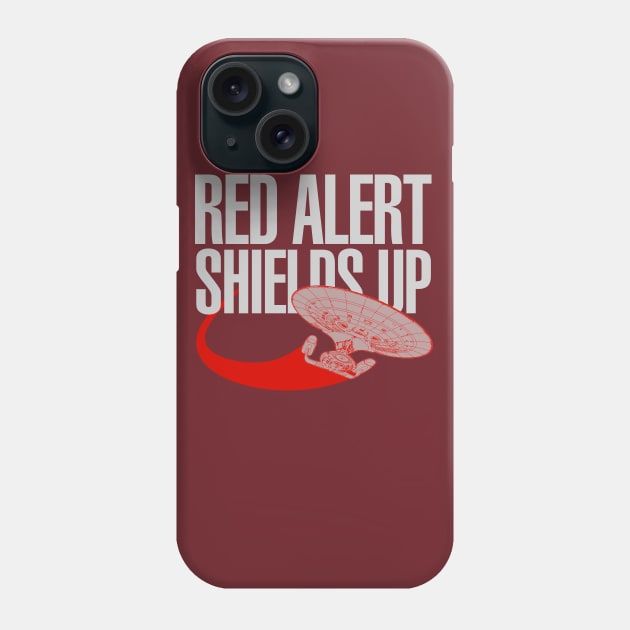 TNG Red Alert Phone Case by PopCultureShirts