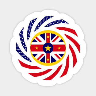 Niuean American Multinational Patriot Flag Series Magnet