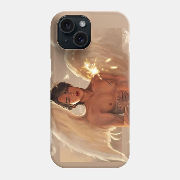 Angel Jimin Phone Case by yelhsa art