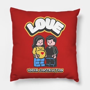 Love Under Construction Pillow