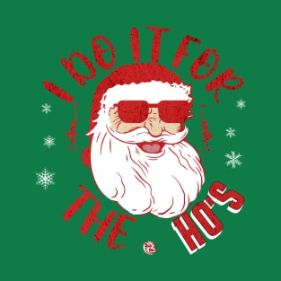 Christmas Santa Claus I do it for the HO"S T-Shirt