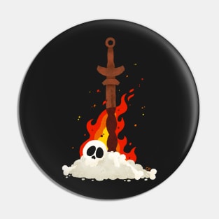 Bonfire Lit Pin