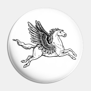 Vintage Mythical Pegasus Pin