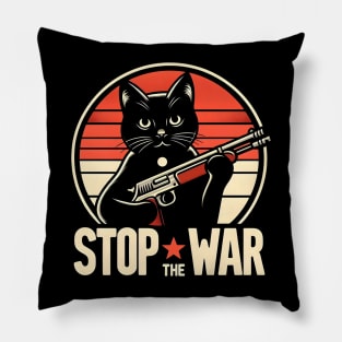 Stop the war - cats Pillow