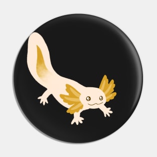 Gold Axolotl Pin