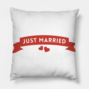 Just Married Pillow