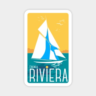 French Riviera Old Style Magnet