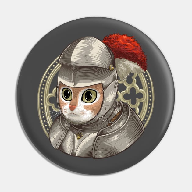 Claus The Knight Pin by wakwakruak