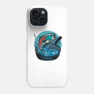 Fresh Fish in the Pan Phone Case