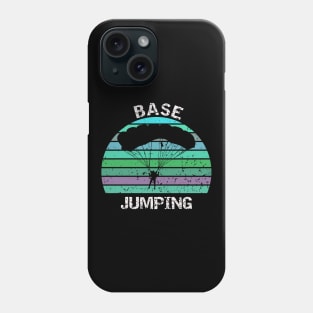 Base Jumping - vintage sunset design Phone Case