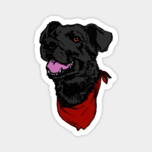 Negro Matapacos the riot dog Magnet