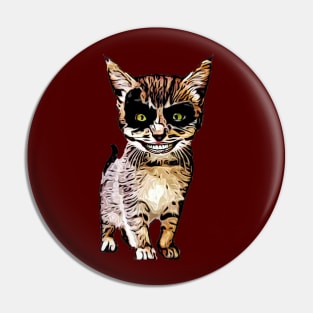 Evil Cat Pin