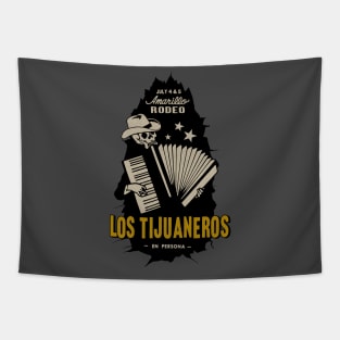 Vintage Skull Accordion Tijuana Band Tapestry