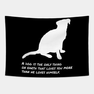 Dog Lover Quote Tapestry