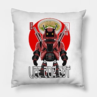 Ramen with robot Pillow