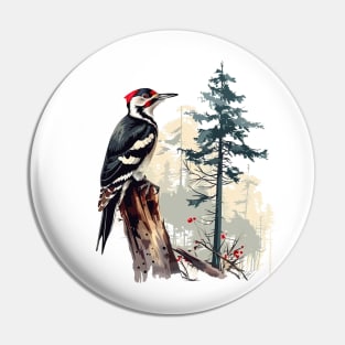 Woodpecker Pin