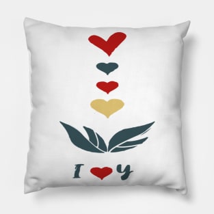 LOVE sticker Pillow