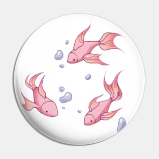 Pink fish Pin