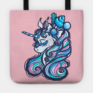 Blue Sugar Rush Unicorn Tote