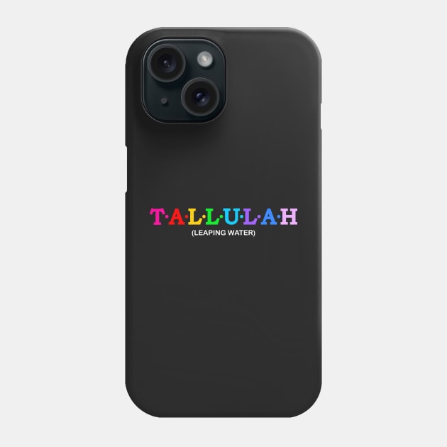 Tallulah - Leaping Water. Phone Case by Koolstudio