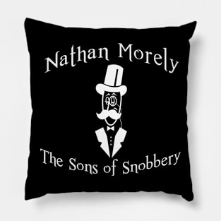 Sons of Snobbery (light logo) Pillow