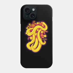 Plastic Macaroni Boho Trippy Hippy Tagliatelli Phone Case