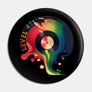 Level 42 Colorful Vinyl Pin