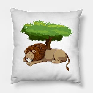 Sleeping Lion Pillow
