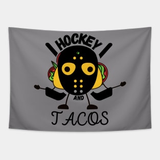 hockey and tacos Tapestry