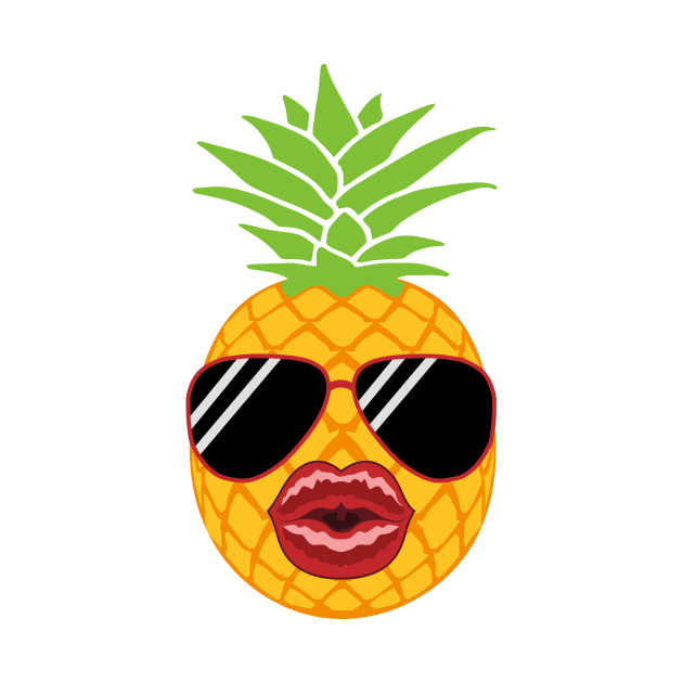 Pineapple with lip filler Botox Funny Pineapple by gogo-jr